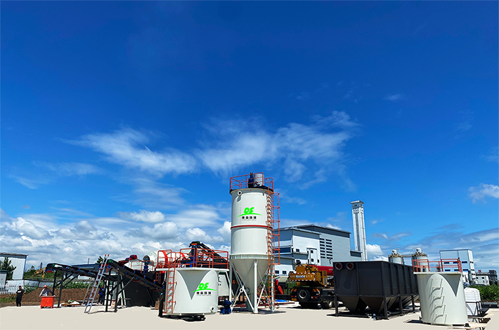 山東某土壤淋洗修復(fù)項(xiàng)目現(xiàn)場